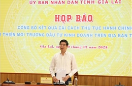 Gia Lai xếp thứ 2 cả nước về chỉ số phục vụ người dân, doanh nghiệp 