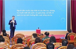 Mỗi sản phẩm báo chí tuyên truyền về Đại hội XIV của Đảng là một tác phẩm định hướng sâu sắc, hấp dẫn 