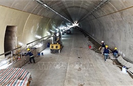 Tập trung thi công nước rút trên công trường hầm Đèo Ngang