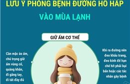 Lưu ý phòng bệnh đường hô hấp vào mùa lạnh