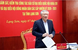 Phó Thủ tướng Thường trực Nguyễn Hòa Bình giám sát, kiểm tra công tác bầu cử tại Lạng Sơn
