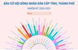 Đơn vị bầu cử và đại biểu HĐND cấp tỉnh, TP nhiệm kỳ 2026-2031