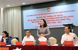 TP Hồ Chí Minh: Hiệp thương lần thứ ba danh sách ứng cử đại biểu Quốc hội khóa XVI