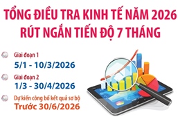 Kế hoạch Tổng điều tra kinh tế năm 2026 rút ngắn tiến độ 7 tháng