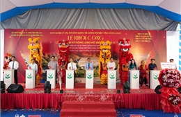 Khởi công xây kè tăng cường chống ngập cho đô thị Vĩnh Long