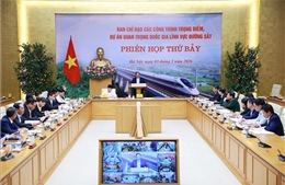Thủ tướng chủ trì Phiên họp thứ 7 BCĐ các công trình, dự án lĩnh vực đường sắt