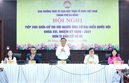 Thường trực Ban Bí thư tiếp xúc giữa cử tri với người ứng cử Đại biểu Quốc hội