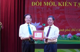 Ra mắt sách 'Đổi mới, kiến tạo, hội nhập, phát triển' của nguyên Thủ tướng Nguyễn Tấn Dũng