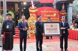 Quần thể đình, chùa, từ chỉ Thổ Hà đón nhận Bằng Di tích quốc gia đặc biệt