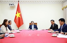 Thủ tướng Phạm Minh Chính điện đàm với Thủ tướng Nhà nước Kuwait