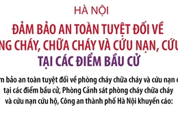Hà Nội đảm bảo an toàn tuyệt đối về phòng cháy, chữa cháy và cứu nạn, cứu hộ tại các điểm bầu cử