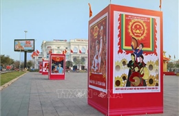 Tranh cổ động bầu cử: Lan tỏa tinh thần ngày hội lớn của toàn dân