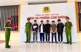 Khởi tố 5 đối tượng về tội gây rối trật tự công cộng