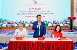 Phát huy vai trò của báo chí trong tuyên truyền đưa Nghị quyết của Đảng vào cuộc sống