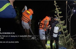 Tìm thấy thi thể cháu bé mất tích khi đi tắm sông ở Huế