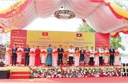 Khánh thành Dự án tu bổ, tôn tạo Khu di tích lịch sử Chủ tịch Hồ Chí Minh tại Savannakhet