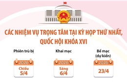Các nhiệm vụ trọng tâm tại Kỳ họp thứ nhất, Quốc hội khóa XVI