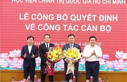 Bổ nhiệm Trợ lý, Thư ký Ủy viên Bộ Chính trị, Giám đốc Học viện Chính trị quốc gia Hồ Chí Minh