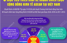 6 mục tiêu triển khai Kế hoạch chiến lược Cộng đồng Kinh tế ASEAN tại Việt Nam