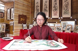 'Đại sứ' quảng bá nghề làm tranh dân gian Đông Hồ
