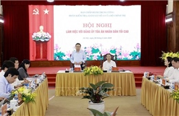 Đoàn Kiểm tra, giám sát số 11 làm việc với Đảng ủy Tòa án nhân dân tối cao