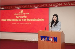 Nâng cao năng lực viết bài chính luận cho cán bộ, phóng viên TTXVN