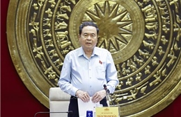Chủ tịch Quốc hội làm việc với Thường trực Ủy ban Quốc phòng, An ninh và Đối ngoại của Quốc hội