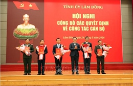 Tỉnh ủy Lâm Đồng điều động, luân chuyển vị trí nhiều cán bộ chủ chốt