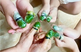 Tục nhuộm lá móng - một nét đẹp văn hóa dịp Tết Đoan Ngọ