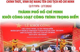 Thành phố Hồ Chí Minh khởi công loạt công trình trọng điểm