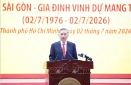 Tổng Bí thư, Chủ tịch nước Tô Lâm dự Lễ kỷ niệm 50 năm Ngày TP Sài Gòn - Gia Định vinh dự mang tên Chủ tịch Hồ Chí Minh