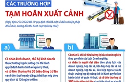 Các trường hợp tạm hoãn xuất cảnh