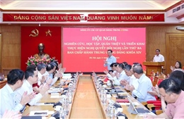 Đảng ủy các cơ quan Đảng Trung ương quán triệt, triển khai thực hiện Nghị quyết Trung ương 3, khoá XIV