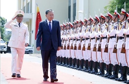 Tổng Bí thư, Chủ tịch nước Tô Lâm thăm, làm việc tại Học viện Kỹ thuật và Công nghệ an ninh (Bộ Công an)