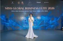 Trương Thị Thu Huyền giành ngôi vị Hoa hậu Doanh nhân Tinh hoa Toàn cầu 2026