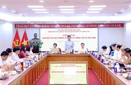 Đoàn Kiểm tra, giám sát của Bộ Chính trị, Ban Bí thư làm việc với Ban Thường vụ Đảng ủy TTXVN