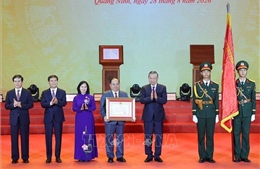 Tổng Bí thư, Chủ tịch nước Tô Lâm dự Lễ công bố thành lập thành phố Quảng Ninh và đón nhận Huân chương Lao động hạng Nhất