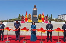 Phó Chủ tịch nước Võ Thị Ánh Xuân dự khánh thành Tượng đài Hồ Chí Minh tại Bishkek