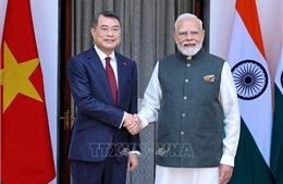 Thủ tướng Lê Minh Hưng hội đàm với Thủ tướng Ấn Độ Narendra Modi