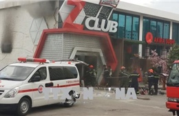 Cháy lớn tại vũ trường Z Club ở Nha Trang