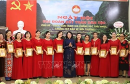 Phó Chủ tịch nước dự ngày hội đại đoàn kết toàn dân tộc tại Ninh Bình