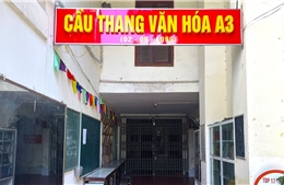 &#39;Cầu thang văn hóa&#39; ở khu tập thể cũ