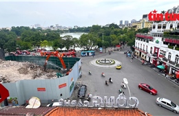 &#39;Hàm cá mập&#39; biến mất, quảng trường Đông Kinh Nghĩa Thục rộng mở