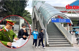 Mạnh tay xử lý vi phạm trật tự đô thị quanh nhà ga metro Hà Nội