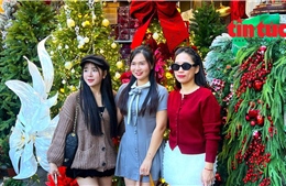 Phố Hàng Mã trang hoàng mùa Noel, giới trẻ check-in không ngớt