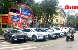 Cận cảnh vườn hoa được quy hoạch xây bãi đỗ xe ngầm ở phố cổ Hà Nội