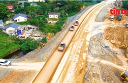Cao tốc Đồng Đăng - Trà Lĩnh thi công xuyên lễ, sắp thông xe kỹ thuật 62km