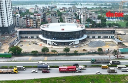Toàn cảnh bến xe hiện đại bậc nhất Hà Nội sắp đưa vào khai thác