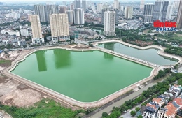 Công trình chống ngập khẩn cấp phía Tây Nam Hà Nội phát huy hiệu quả