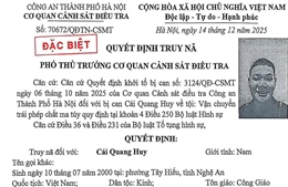Sắp xét xử vụ án hình sự đối với bị cáo Cái Quang Huy và đồng phạm